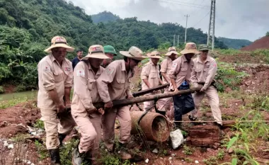 THANK YOU to our team for their hard work in responding to a MK117 750lb bomb in Quang Binh!